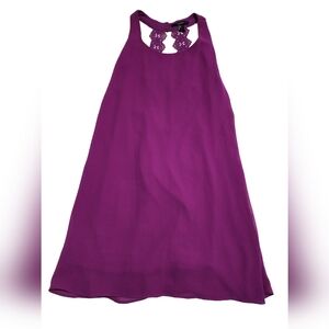 Forever 21 Purple Backless Dress, Size M